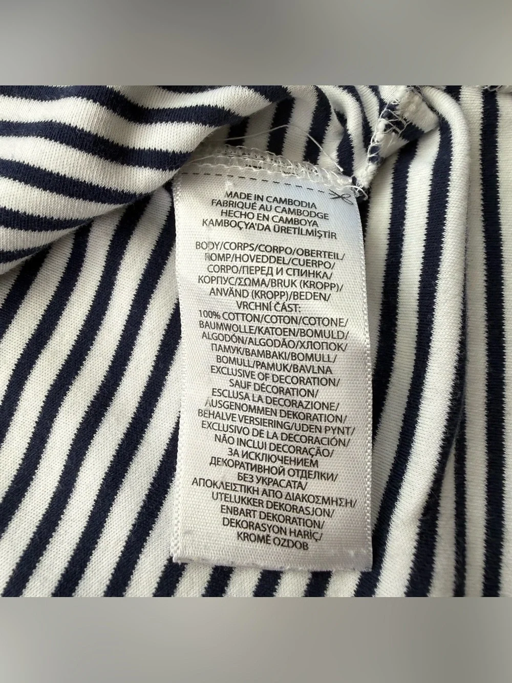 Polo Ralph Lauren Men’s White and Black Striped Pony Logo Collared Shirt 2XL